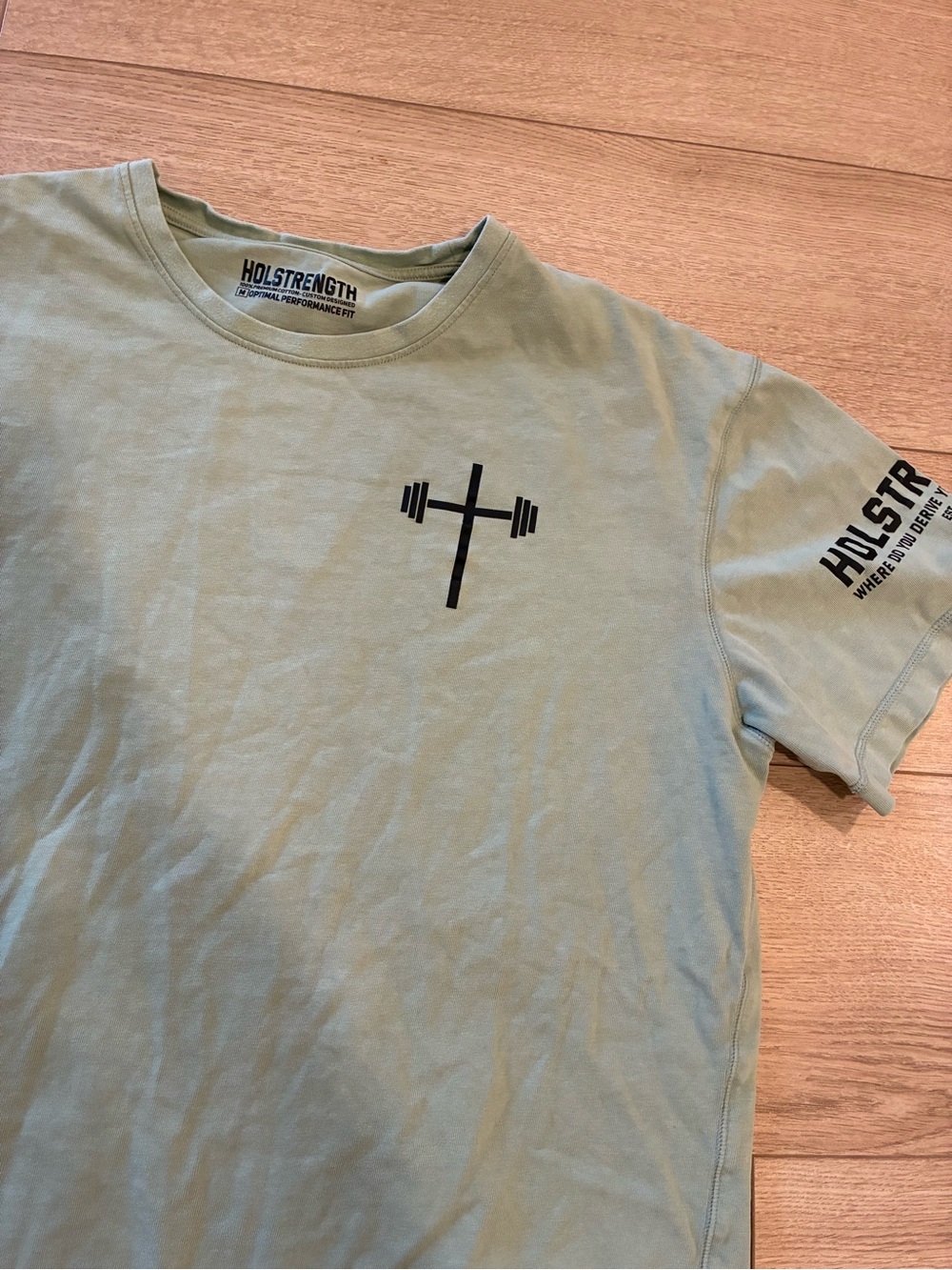Holstrength Unisex Isaiah 41:10 Oversized Tee Optimal Performance Fit Size M